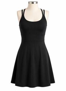 Z by Zella Black Athletic Dress - Built-In Shorts & Bra - Size XL